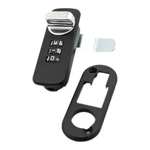 三位机械密码锁办公桌文件储物柜门转舌锁更衣柜子抽屉密码锁通用