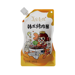 烤肉酱生菜酱蒜蓉黄豆酱韩餐商用烤肉伴侣蘸料护心肉烤牛肉蘸酱