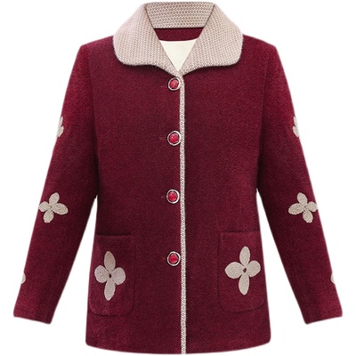 常规口袋其他福态棉衣