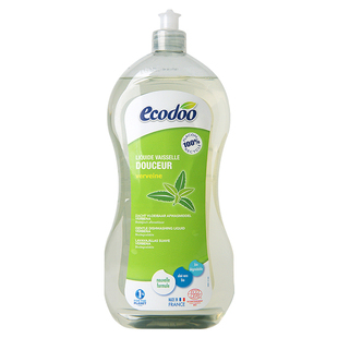 逸乐舒 ecodoo法国进口洗洁精欧盟有机低泡护手洗碗液 马鞭草