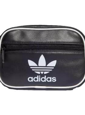 Adidas三叶草男女情侣斜跨单肩包