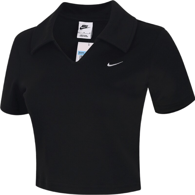 NIKE耐克女子AS NSW ESSNTL SS POLO运动休闲短袖T恤IO2730-010