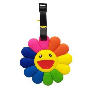 七色花旅行箱行李牌挂件可爱托运登机牌挂牌日本太阳花姓名识别牌