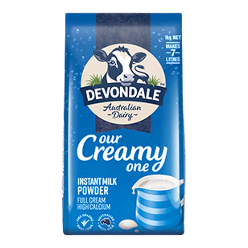 澳洲Devondale德运全脂奶粉1kg青少年进口调制乳粉成人高钙牛奶粉