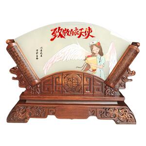 512护士节创意玉石桌面摆件