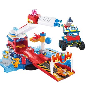超级飞侠玩具基地闯关大冒险安琪控制台大勇变形消防车卡车金小卡