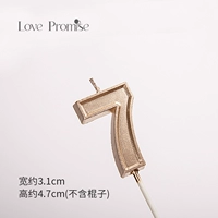 Золотая свеча шампанского | номер 7