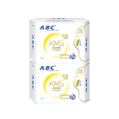 ABC日用超吸纤薄清凉舒爽卫生巾