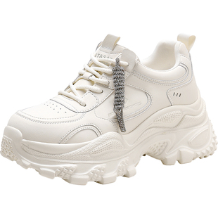 星期六厚底老爹鞋女26年新款春夏女鞋增高透气百搭软底运动休闲鞋