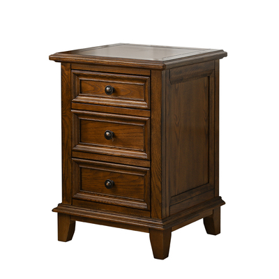 全原木床头柜无辅材贴皮0甲醛