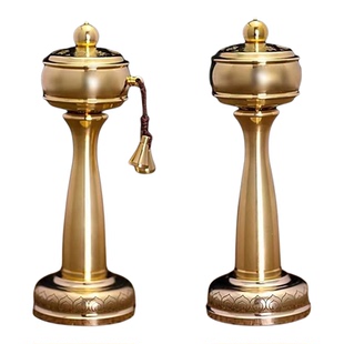 旅行便携手摇经转轮藏经转筒六字300万遍微缩文随身迷你转简底座