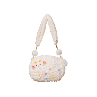 故宫淘宝｜小福猫小吉羊可爱毛绒包斜挎新年本命年生日礼物女生