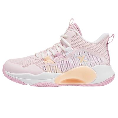 特步童鞋儿童秋季新款女童篮球鞋中大童软底舒适运动鞋休闲鞋子