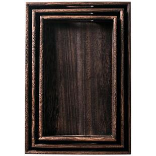 九土原木托盘手工小茶盘家用复古茶点果端菜盘实木质功夫茶干泡盘