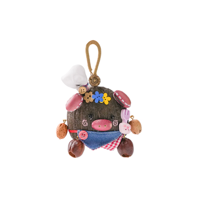 云愈果壳铃天然植物挂件