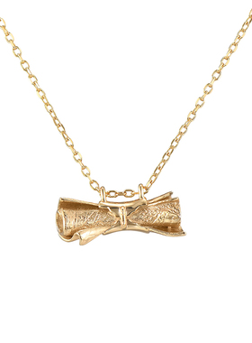 森吾《卷宙》羊皮卷吊坠项链