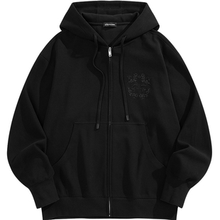 【商场同款】太平鸟男装卫衣秋季时尚宽松连帽外套 B1CRF3410