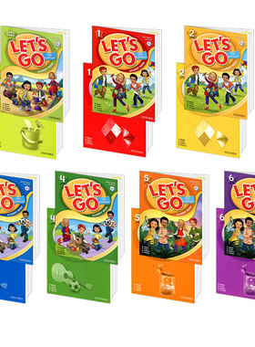 进口图书letsgo教材第四版白板