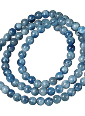 亲宝水晶海蓝宝手串散珠多圈手链