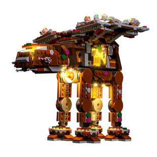 适用乐高积木灯光组40806星球大战姜饼屋AT-AT步行机灯饰配件改装