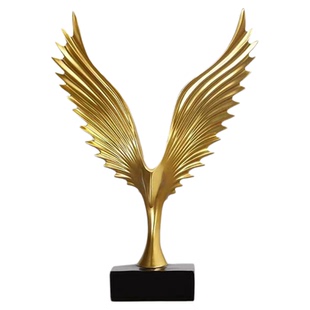 大鹏展翅创意树脂工艺品摆件大鹏展翅家居客厅电视柜办公室装饰品