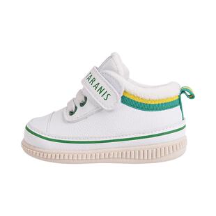 泰兰尼斯冬季新款新年学步鞋宝宝鞋子软底防滑叫叫鞋婴儿加绒棉鞋