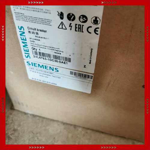 【询价】塑壳断路器VL630  3VL5763-1DC36-O适用