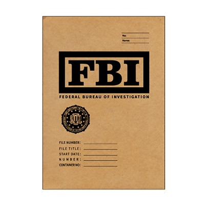 特工档案夹文件FBI美国联邦调查CIA中央情报MI6英国陆军KGB克格勃