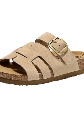 森达勃肯鞋海边度假外穿拖鞋