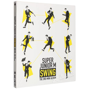 正版 Super Junior-M SWING 嘶吼 2014专辑 CD+签名小卡+写真集