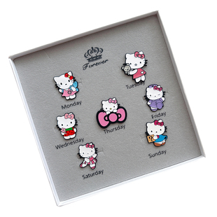 哈喽kt系列kitty小猫咪周边挂件装饰品女生闺蜜实用生日礼物礼盒