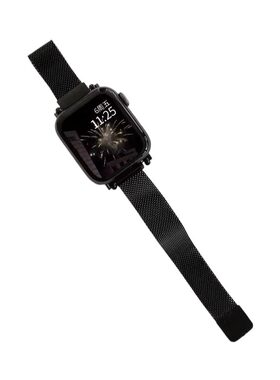 适用iwatch11表带applewatchs10/9/8代米兰尼斯苹果手表s7/6/5代链条4/3se金属41/45mm夏天透气细不锈钢ultra