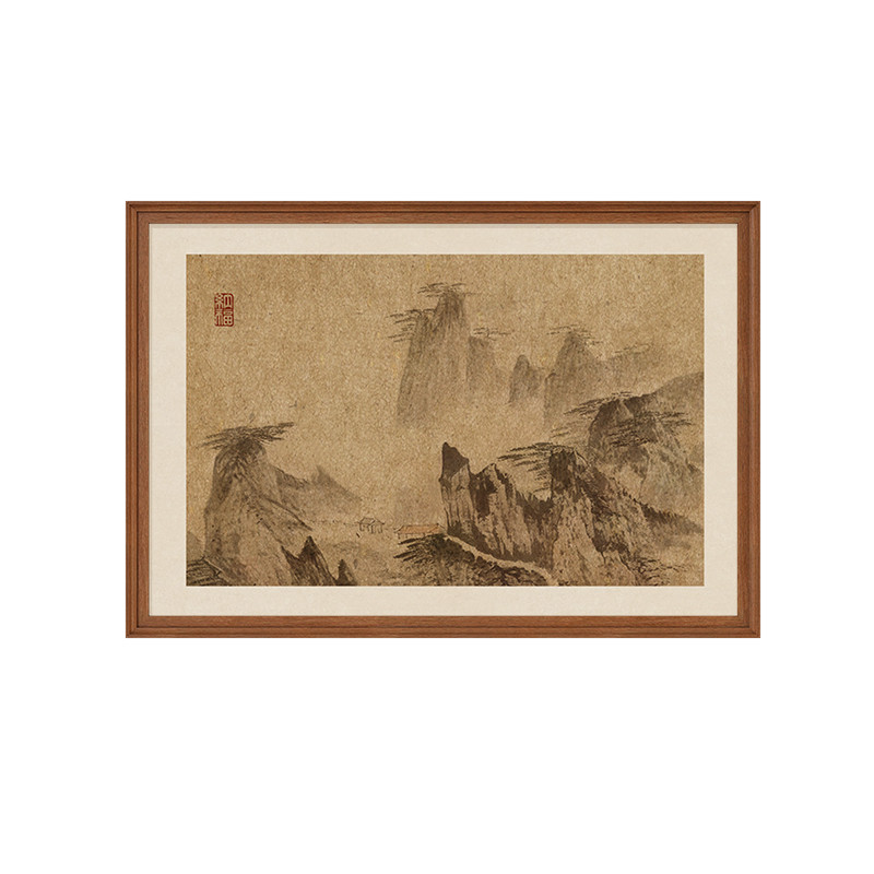 【宋氏美学】山水画电表箱装饰画