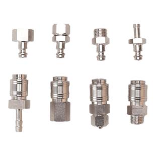 【Brency-Inter】厂家直销欧式迷你铜镀镍空气PU气管快插快速接头
