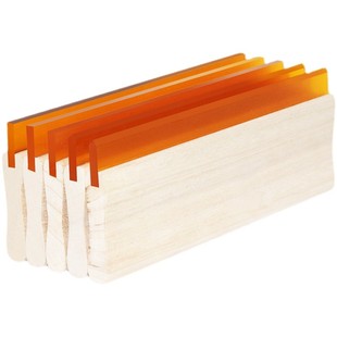 丝印刮刀木柄刮胶丝网印刷水油性手工刮条胶浆油墨刮板尖平口耐磨