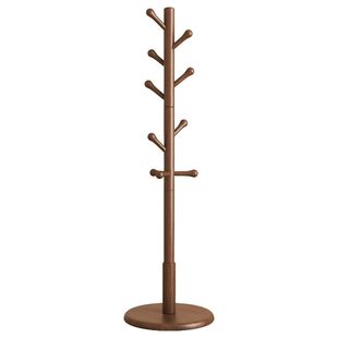 实木衣架落地卧室挂衣架客厅家用立式门口房间衣帽架衣服收纳架子