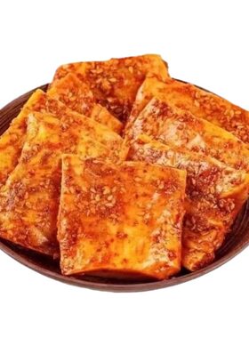 正宗大片牛板筋500g内蒙特产牛肉筋即食香辣有嚼劲解烧烤袋装麻辣