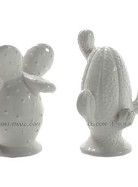 陶瓷亮色配套卡通风阳光房小摆件