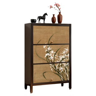 宋氏美学斗柜客厅边柜靠墙沙发置物柜餐边柜卧室收纳储物铁皮柜子