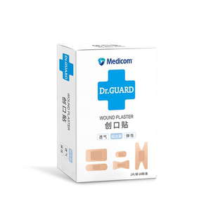 Medicom麦迪康创口贴医用防水透气创可贴异形止血贴不同伤口贴
