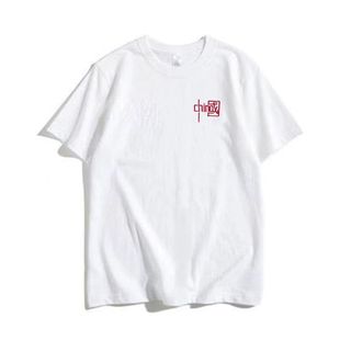 夏季纯棉女士t恤圆领上衣打底衫短袖刺绣百搭白色韩范学生学院风