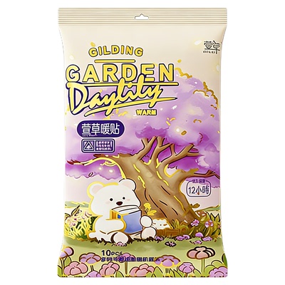 鎏金花园卡通暖身贴持久热敷保暖