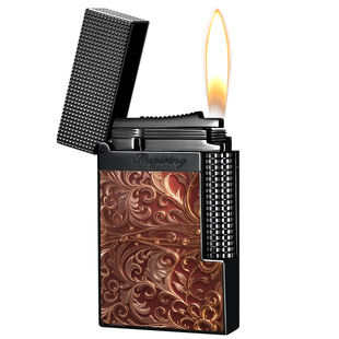 高端高颜值2025新款火机黄铜正品送男友高档朗声打火机官方旗舰店