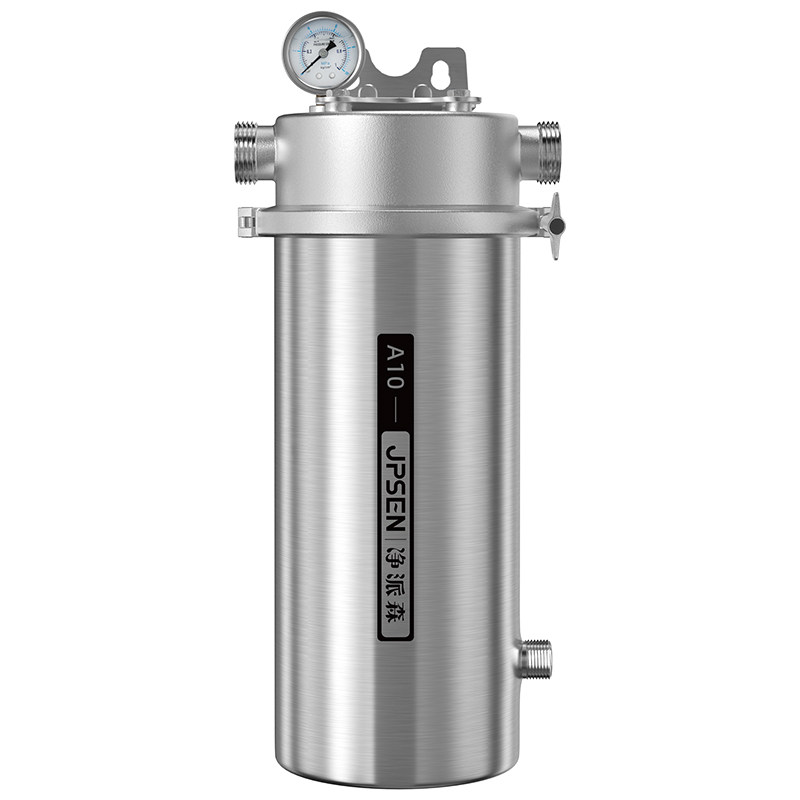 净派森不锈钢自来水前置过滤器大白瓶家用全屋大流量净水器小钢炮