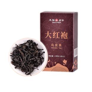 天福茗茶试饮品鉴装 特级大红袍乌龙茶 武夷岩茶茶叶