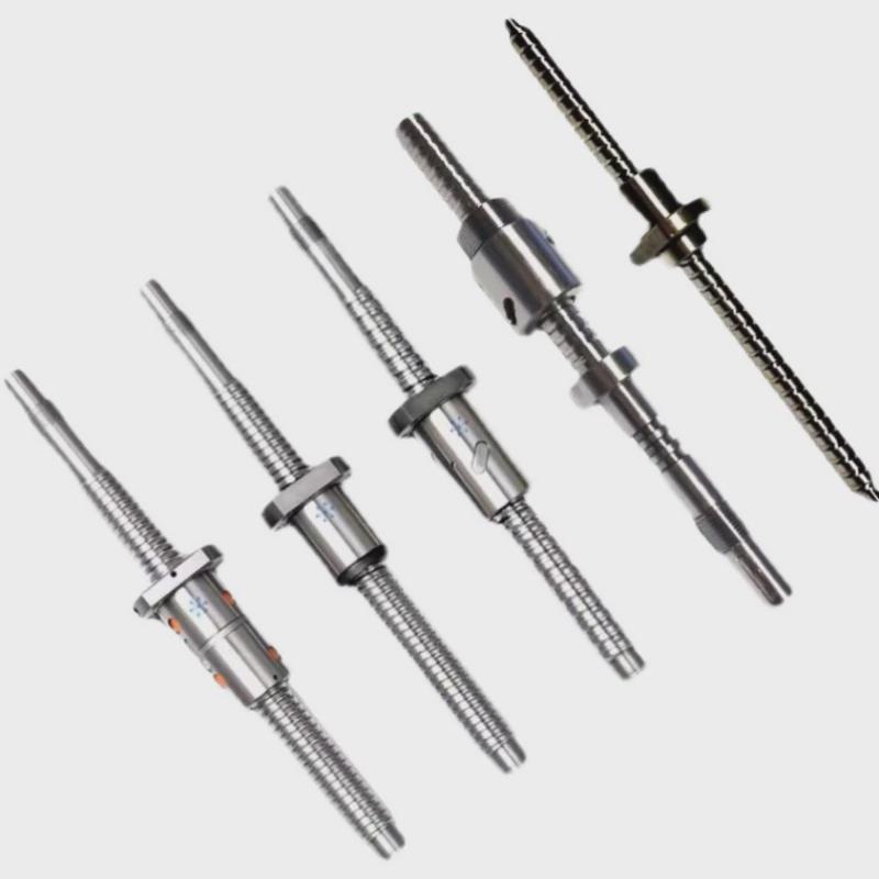 滚珠丝杆螺母套装精密丝杠滚动螺杆螺母座SFU1605压轧升降机配件