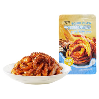 来伊份干拌鱿鱼小爪爪500g