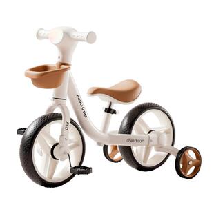 多功能防侧翻平衡车防音乐灯光脚踏车儿童宝宝自行车2-5岁三轮车