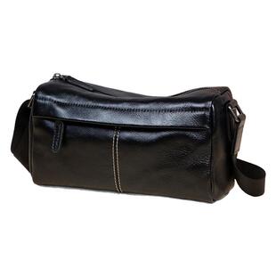 麦为新款原创单肩斜挎包小牛皮包包真皮男士包韩版百搭真皮枕头包