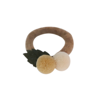 GUKUALI 日韩春夏毛绒球球发圈简约少女日常扎马尾头绳发绳发饰女